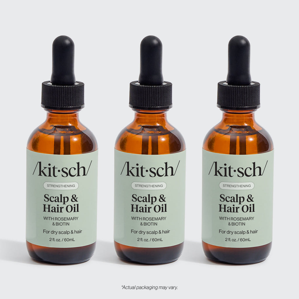 Strengthening Rosemary & Biotin Scalp & Hair Oil - 0.34fl oz./10mL - Strengthening Rosemary & Biotin Scalp & Hair Oil 3 Pack